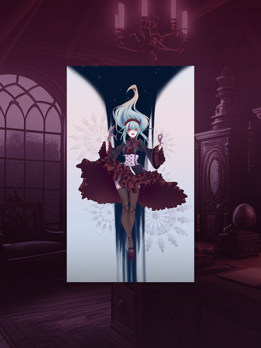 PorcelainMaid Print - A Doll Possessed